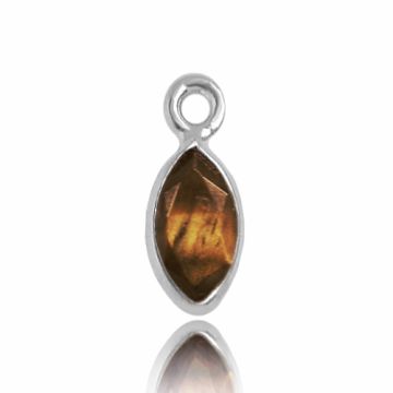 Pendant with natural stone - tiger eye, 925 silver KNM-TIGEREYE