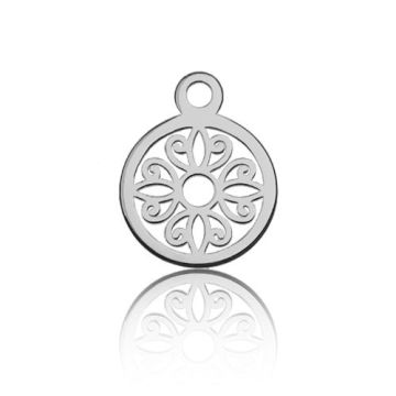 Charm Rosette Silver 925 BL 418 - 0,4 mm