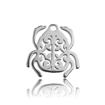 Charm Scarab Sterling Silver 925 BL 255 - 0,4 mm