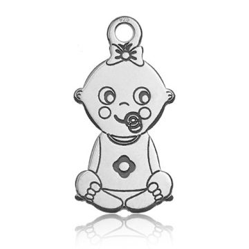 Charm Baby Girl Silver 925 BL 385 - 0,4 mm