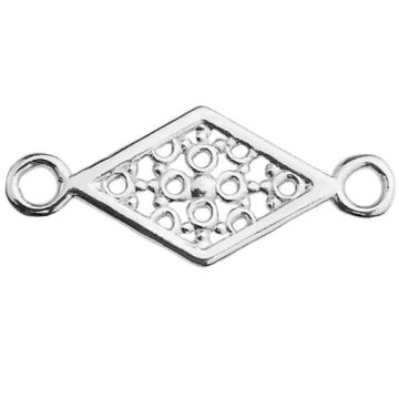 Connector open-work Square Silver 925 S-CHARM 390