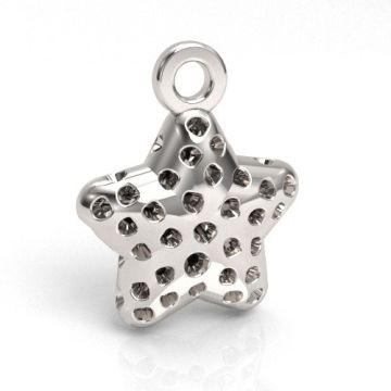 Decorative, open-work Star pendant, silver 925 S-CHARM 719