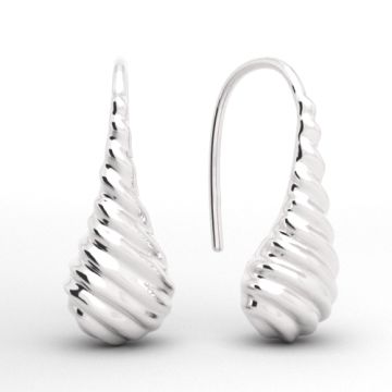 Decorative Earrings / Earwires with drops, silver 925 BO 72