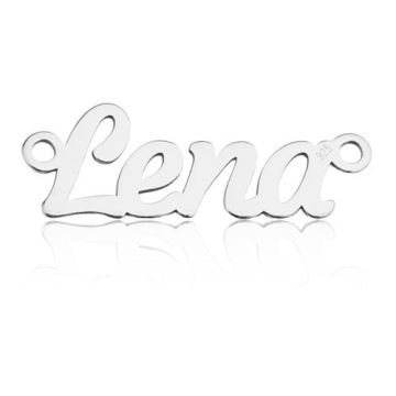 Zawieszka / Łącznik Imię Lena, srebro 925 BL LENA - 0,4 mm