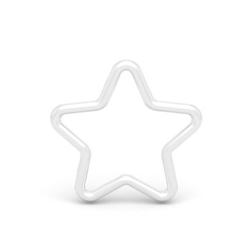 Pendant - five-pointed star, 925 silver D05