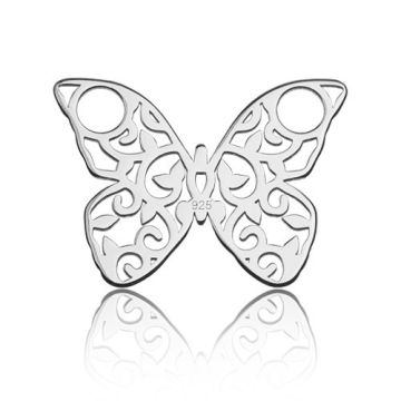 Charm Celebrities Open-Work Butterfly Silver 925 BL 335 - 0,4 mm