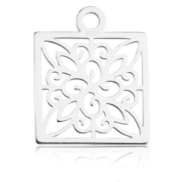 Charm open-work Square Silver 925 BL 752 - 0,4 mm