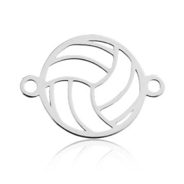 Connector Volleyball, silver 925 BL 783 - 0,4 mm