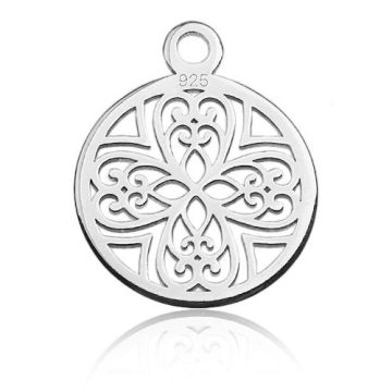 Charm Small Rosette Silver 925 BL 514 - 0,4 mm