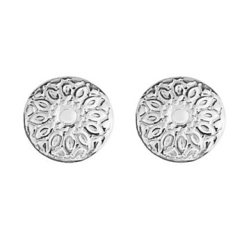 Earrings, earstuds Rosettes Silver 925 SZ 115