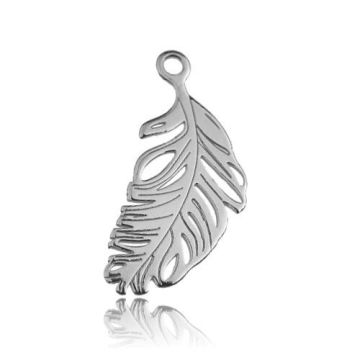 Charm Feather open-work Silver 925 BL 256 - 0,4 mm