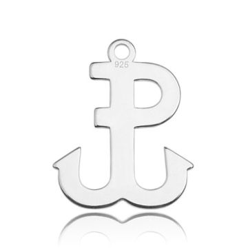 Charm Patriot 'Anchor' Silver 925 BL 306 - 0,8 mm