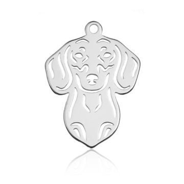 Charm Dog - Dachshund Silver 925 BL 466 - 0,4 mm