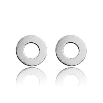 Earrings, Earstuds Circle Silver 925 SZ 157