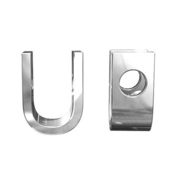 Charm Letter U  Silver 925 ALF U