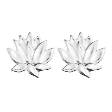 Earrings, earstuds Lotus  Flower Silver 925 SZ 125