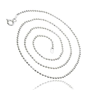 Chain Ball/Bead Silver 925 55 cm