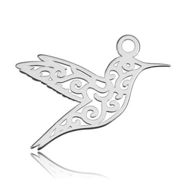 Charm Hummingbird open-work Silver 925 BL 275 - 0,4 mm