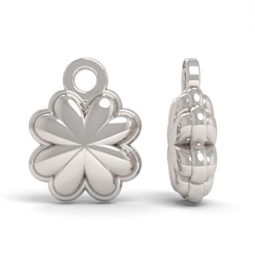 Decorative pendant - clover, flower, Silver 925 S-CHARM 783