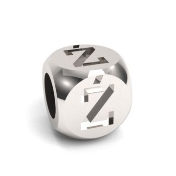 Charm with a letter Ź, silver 925 CUBE Z-PL 2