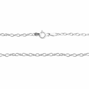 Chain hollow anker weave, Silver 925 ANKERPUSTY60 N-45 cm