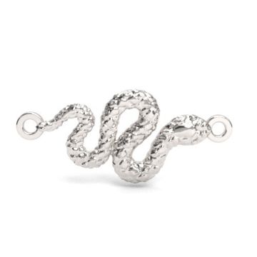 Decorative connector - snake, Silver 925 S-CHARM 771