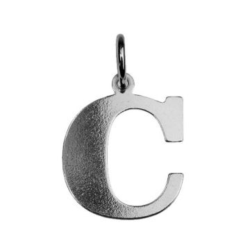 Charm LETTER 'C' Silver 925 BL C - 0,4 mm