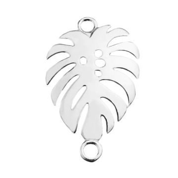 Connector Monstera Leaf Silver 925 S-CHARM 468