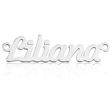 Zawieszka / Łącznik Imię Liliana, srebro 925 BL LILIANA - 0,4 mm