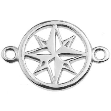 Connector Wind Rose Silver 925 S-CHARM 346