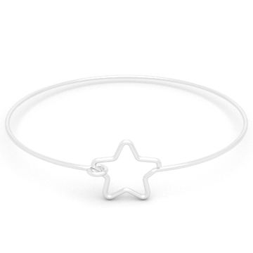 Decorative bracelet with a star, 925 silver D26