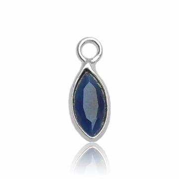 Pendant with natural stone - sapphire, 925 silver KNM-SAPPHIRE