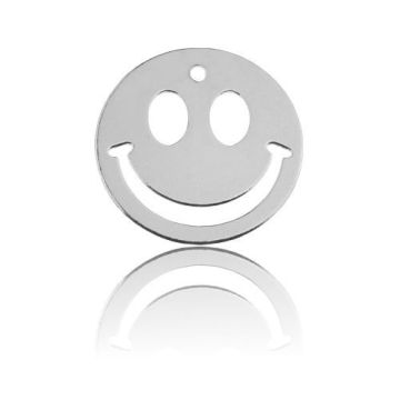 Charm SMILE 17x15 mm Silver 925 BL29 - 0,4 mm