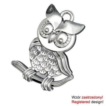 Charm OWL Silver 925 H-78