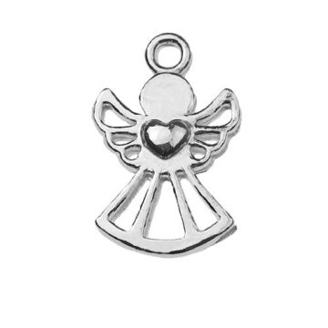 Charm Angel with Heart Silver 925 S-CHARM 272