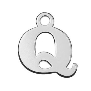 Charm Letter 'Q' Silver 925 MBL Q - 0,4 mm