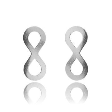 Earrings, earstuds Infinity Silver 925 SZ 158