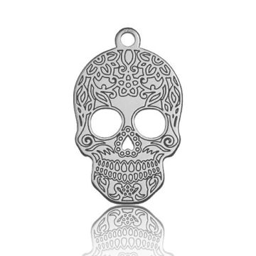 Charm Mexican Skull Silver 925 BL 365 - 0,4 mm