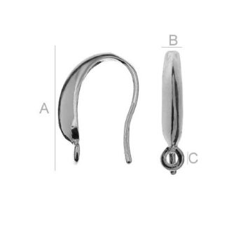 Earwire, Leverbacks Silver 925 BO 47