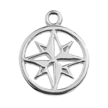 Charm Wind Rose Silver 925 S-CHARM 345