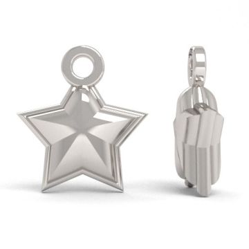 Decorative pendant - star, Silver 925 S-CHARM 782