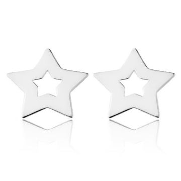 Earrings / earstuds Stars Silver 925 SZ 175