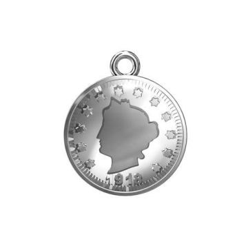 Charm Coin Silver 925 S-CHARM 144