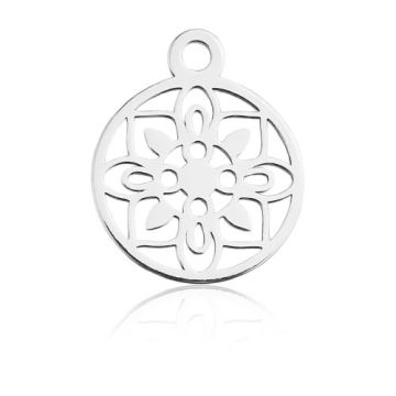 Charm Rosette Silver 925 BL 707 - 0,8 mm