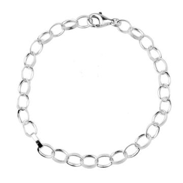 Rolo bracelet, silver 925 R042 - 18 cm