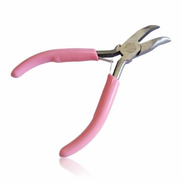 Jewelry pliers - bent flat