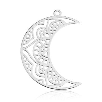 Charm Open-work Moon Silver 925 BL 655 - 0,4 mm