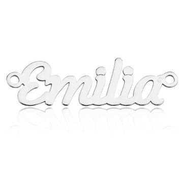 Zawieszka / Łącznik Imię Emilia, srebro 925 BL EMILIA - 0,4 mm