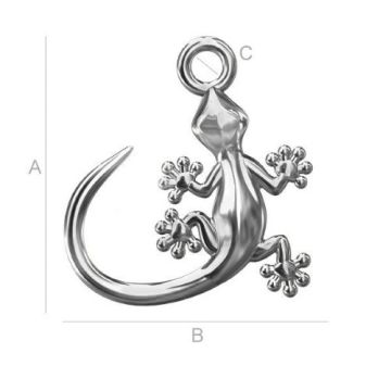 Charm Lizard Silver 925 ODL-00014