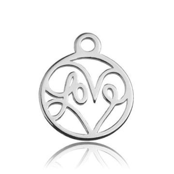 Charm Love Silver 925 BL 254 - 0,4 mm